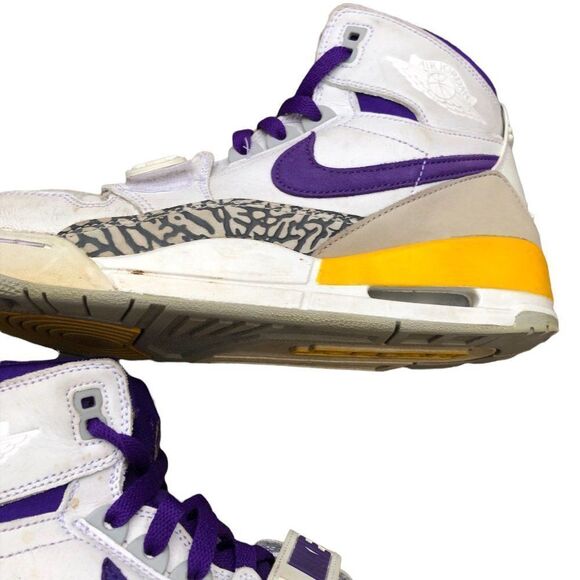 Rare 2018 Nike Air Jordan 1 Legacy 312 Lakers Size 9 - Picture 11 of 16